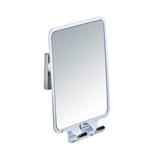 Wenko Wall Mirror "Vacuum-loc Quadro", Glass, Silver