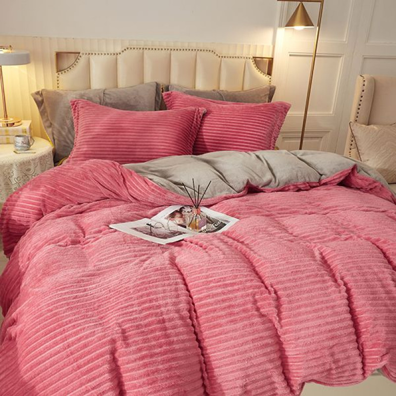 rose colored duvet cover