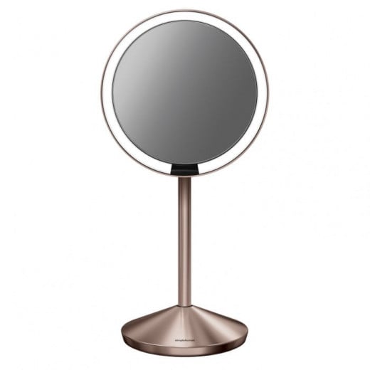 Simplehuman Stainless Steel Sensor Mirror, Rose Gold Color, 12 Cm