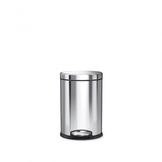 Simplehuman stainless steel trash bin, polished, 4.5 liter