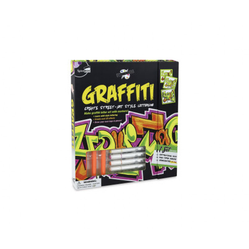 Spice Box - Graffiti Art Kit - Petit Picasso - Create Street Art Style  Lettering