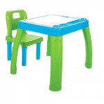 طاولة الدراسة, باللون الأخضر و الأزرق, 21*60*45.5 سم من بيلسان