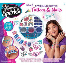 CRA-Z-ART Shimmer N Sparkle Sparkling Tattoos And Nails