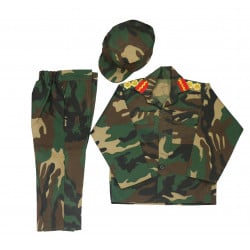 Army Military Suits For Children, Green Color