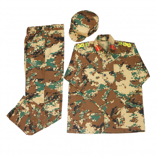 Military Suits For Children Army, Brown Color