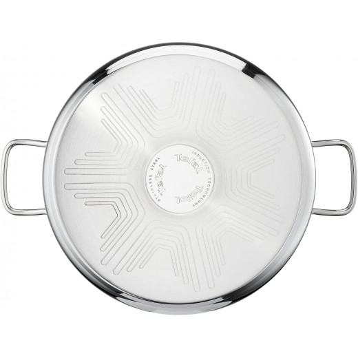Tefal Intuition Casserole + Lid, Stainless Steel, 36 Cm