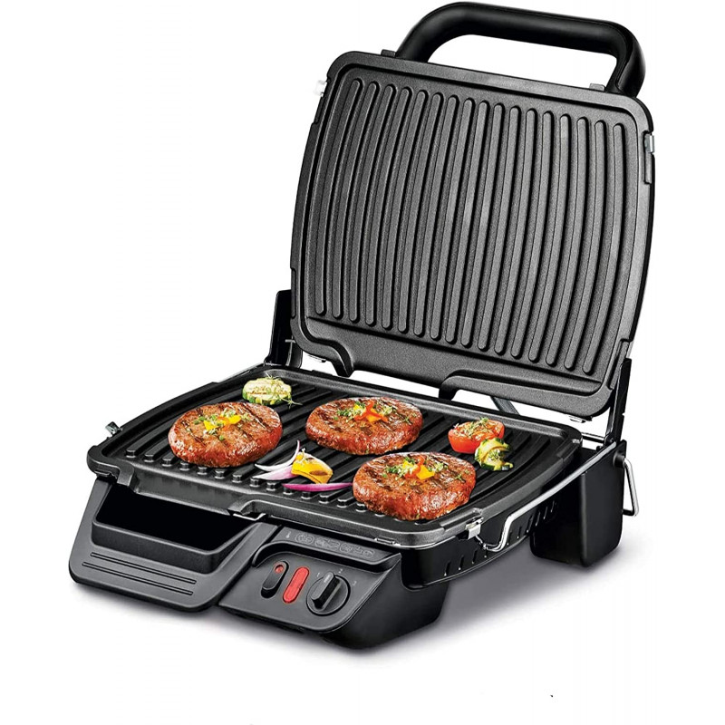 Tefal, Ultra Compact Health Grill Comfort, 2000 Watts, Silver