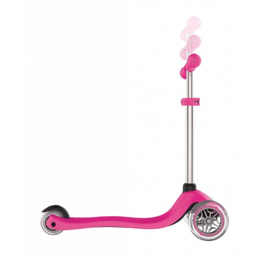 Globber Primo Foldable 3 Wheel Scooter, Pink Color