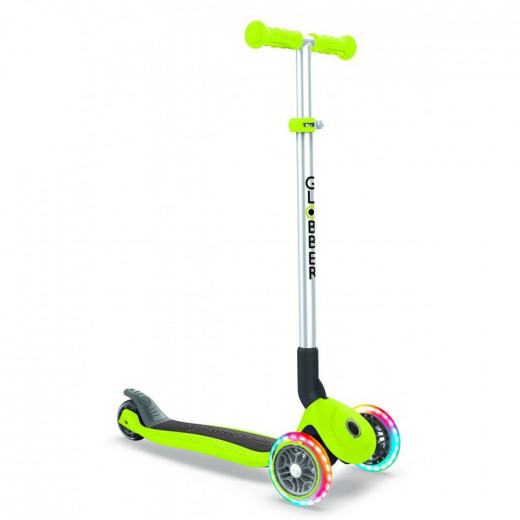 Globber Foldable Lights Scooter, Yellow Color