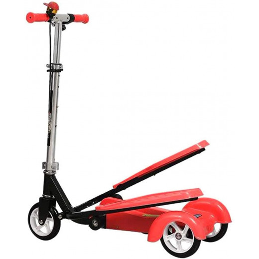 Smart Dual Pedal Scooter for Kids, Red Color