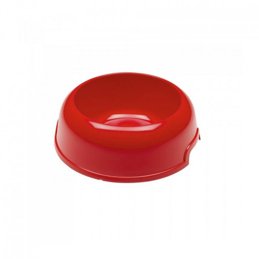 Ferplast Party 12 Plastic Dogs Bowl, Red Color