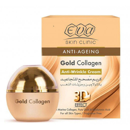Eva Anti Wrinkle Gold Collagen Cream, 50 Ml