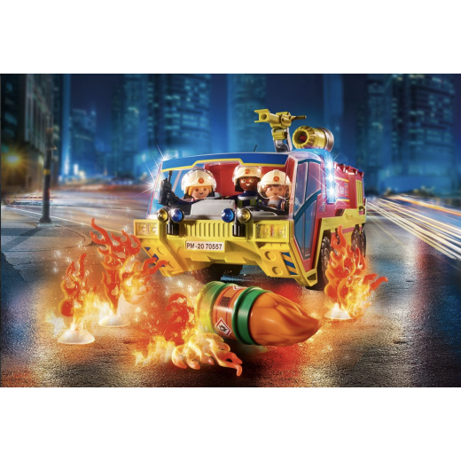 Playmobil Fire Engine With Truck