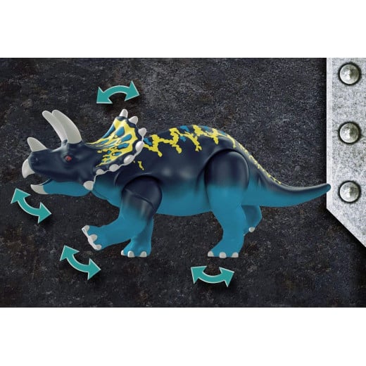 Playmobil Dino Rise Triceratops, Battle for the Legendary Stones
