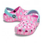 Crocs Classic Easy Icon For Girls, Pink Color, Size 19-20