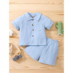 Baby Pocket Patched Top and Shorts