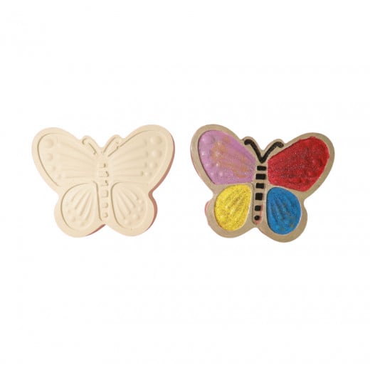 Little Hands Gypsum  Butterfly Coloring Art, (S) Size