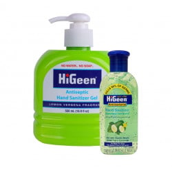 Higeen Hand Sanitizer, 500 ml+ Hand Sanitizer, 50ml Free