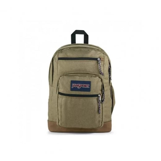 JanSport Cool Student Backpack Letterman Poly, Army Green