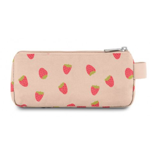 Jansport Basic Accessory Pouch Strawberry Shower, Pink Color