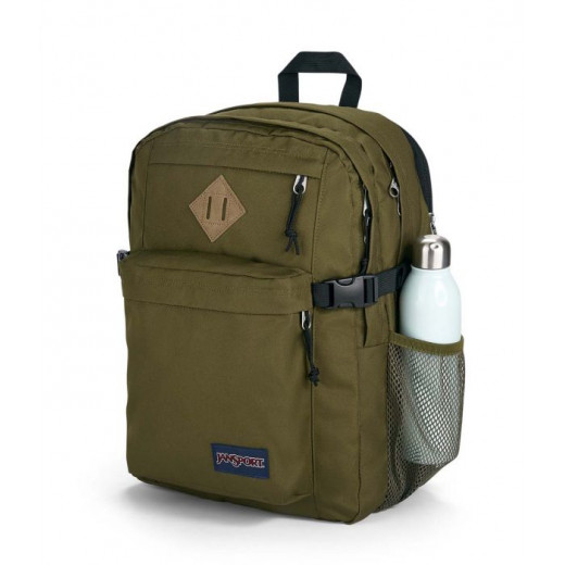 Jansport Main Campus Backpack, Army Design, Green Color