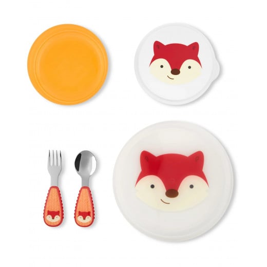 Skip Hop Zoo Table Ready Mealtime Set, Fox Design
