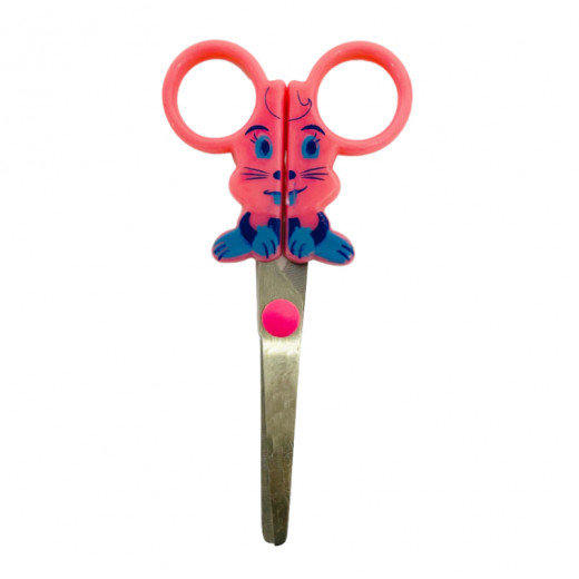 Mice Scissors With Point, Pink Color
