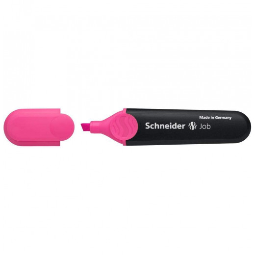 Schneider Job Text Marker, Refillable, Pink Color