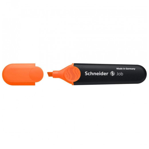 Schneider Job Text Marker, Refillable, Orange Color