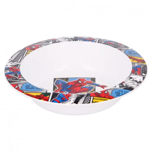 Stor Plastic Microwave Bowl, Spiderman Design