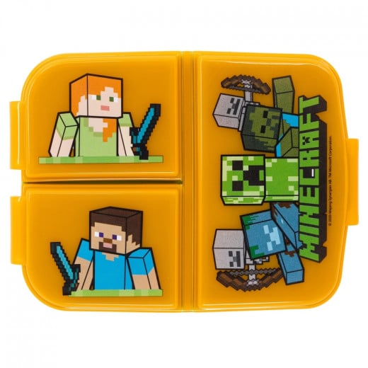 Stor Multi Compartment Lunch Box, Minecraft Design