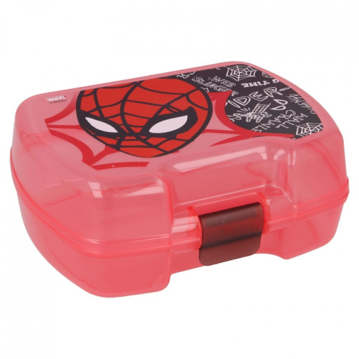 Stor Lunch Box, Spiderman Design, 7 Cm