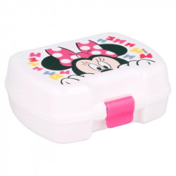 Stor Plastic Lunch Box, Minnie Mouse Design