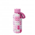 Quokka Stainless Steel Bottle With Strap, Pink Color, 330 Ml
