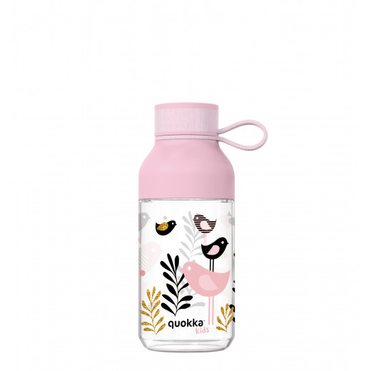 Quokka Kids Tritan Bottle With Strap, Light Pink Color, 430 Ml