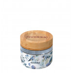 Quokka Glass Container For Food, Blue Color, 500 Ml