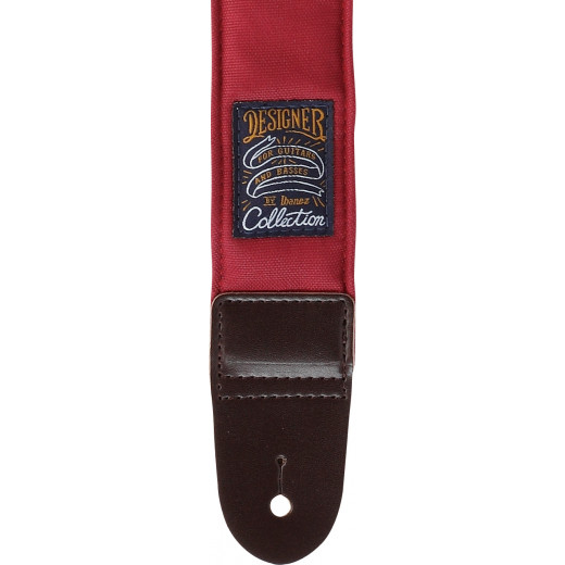 حزام جيتار مع جلد، باللون الأحمر من ايبانيز