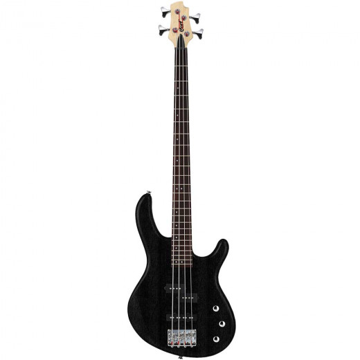 Cort Electric Bass Guitar, Black Color, ACTION-PJ-OPB