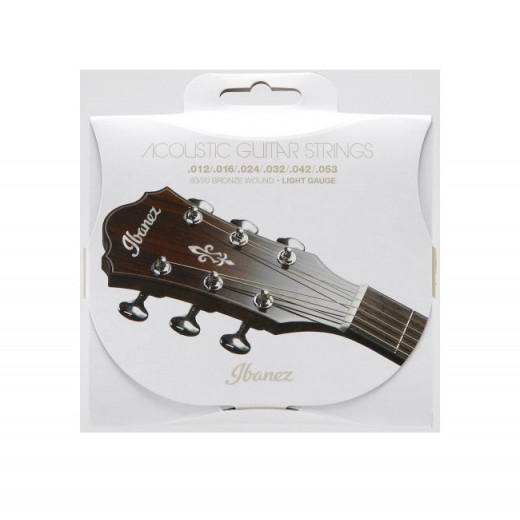 Ibanez Acoustic Guitar Strings, 80/20 Bronze Coated