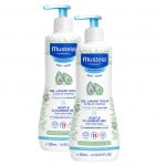 Mustela Soap-free Cleansing Gel Hair and Body Wash 500 ml, 2 Pieces