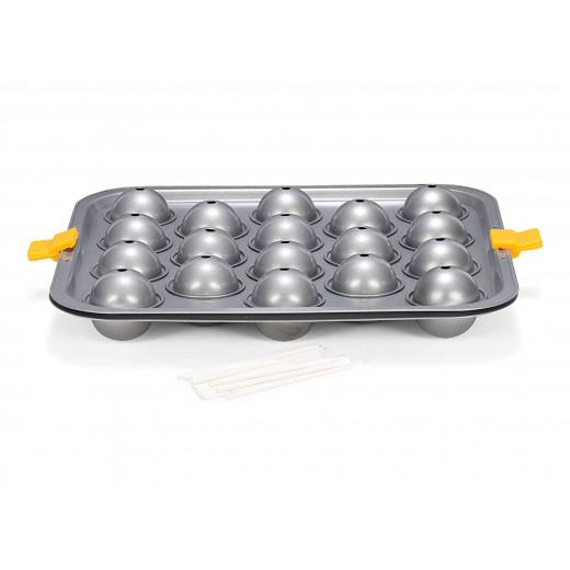 Patisse Nonstick Cake Pan With Sticks, Silver Color, 29 X 32 Cm
