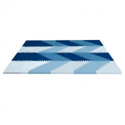 Skip Hop Playspot Geo Foam Floor Tiles, Blue Color