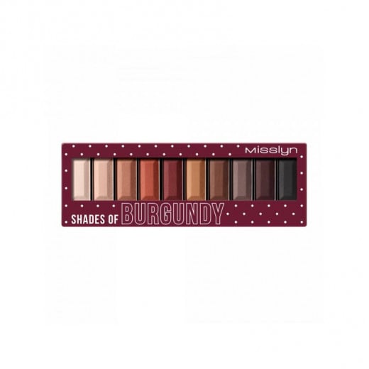 Misslyn Must Have Eyeshadow Shades, Number 5, Shades of Burgundy