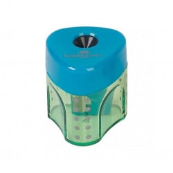 Faber Castell Trend 1 Hole Pencil Sharpener with Tank, Turquoise