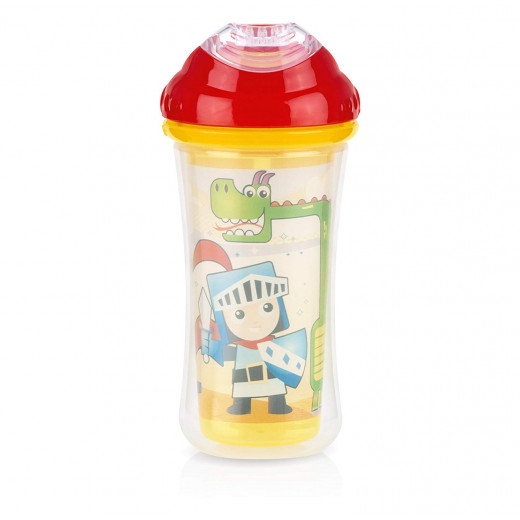 Nuby Insulated No-spill Clik-It Cool Sipper - 270 ml, Red
