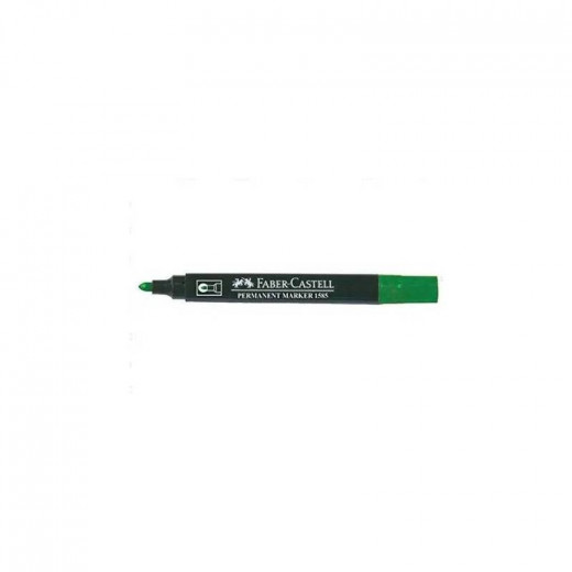 فابر كاستل قلم ماركر ثابت برأس مستدير أخضر
