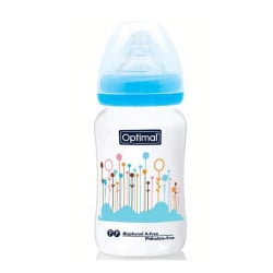 Optimal Feeding Bottle, Blue Color, 140 Ml