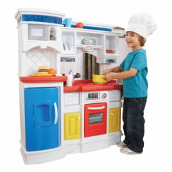مطبخ صغير للأطفال, باللون الابيض من ليتل تايكس