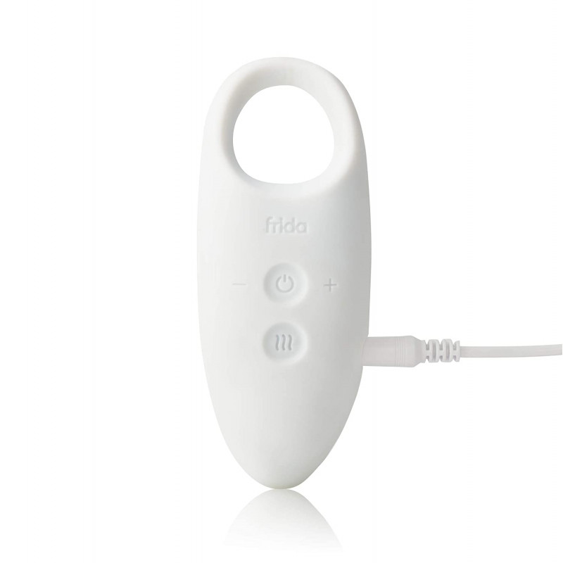 Frida Mom 2-in-1 Lactation Massager - Multiple Modes of Heat + Vibration  for Clogged Milk Ducts, Increase Milk Flow, Breast Engorgement - USB Cord