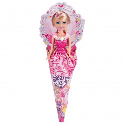 Zuru Sparkle Girlz Princess Cone Doll, Fuchsia Color